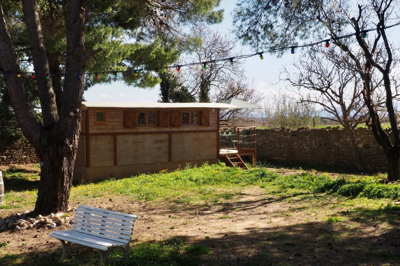 Villa Roulotte Dans L'Aude Trausse Exterior foto